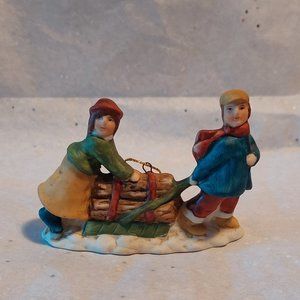 Set of 11 Vintage Turn of the Century Looking Christmas Ceramic Ornaments